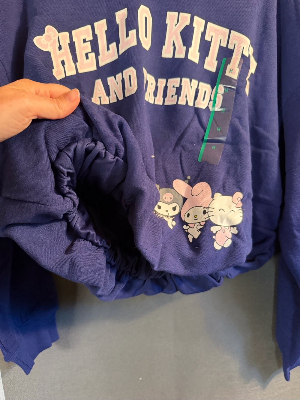 Hello Kitty and Friends Navy Pullover Sweatshirt Medium